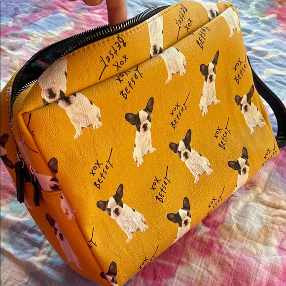 Betsey Johnson Dog Boston Terrier LARGE Wristlet/Purse - Picture 17 of 17